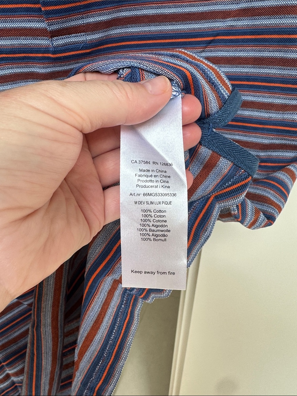 J Lindenberg Slim Fit Polo Size Large - Picture 4 of 7